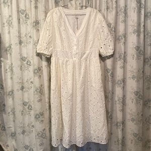 Target a new day white eyelet dress